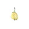 Magnificent  Faceted Lemon Quartz Sterling Silver Gemstone Necklace 18"