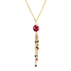 Rose Pink Coin Pearl Gold Plated Necklace -Various Lengths