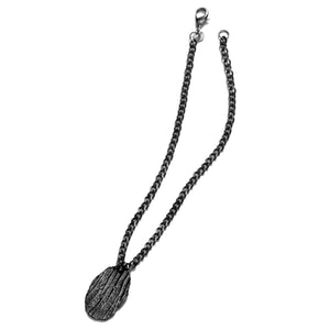 Funky Gun Metal Black Plated Curb Chain Necklace