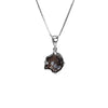 Petite Sparkling Starborn Geode Sterling Silver Necklace 16" - 18"