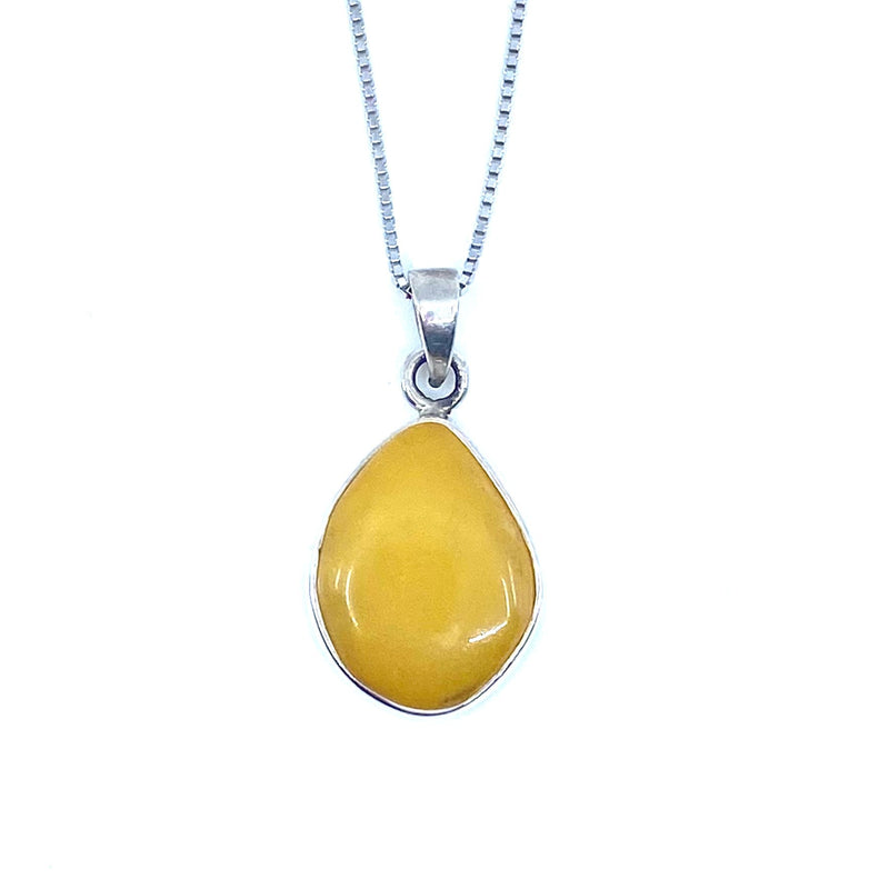 Lovely Butterscotch Sterling Silver Pendant on a chain