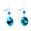 Gorgeous genuine Turquoise Sterling Silver Earrings