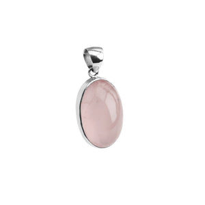 Gorgeous Rose Quartz Sterling Silver Statement Pendant *