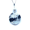 Jasper and Pearl Sterling Silver Statement Pendant