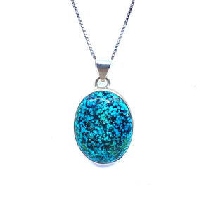 Turquoise Sterling Silver Pendant