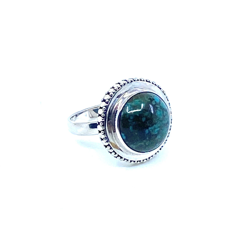 Genuine Turquoise Sterling Silver Ring
