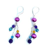 Gorgeous Layered Gemstone Drusy Sterling Silver Statement Necklace