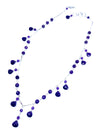 Gorgeous Amethyst Floating Drops Sterling Silver Statement Necklace
