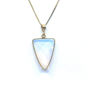 Golden Opalite on 18kt Gold Plated Italian Chain