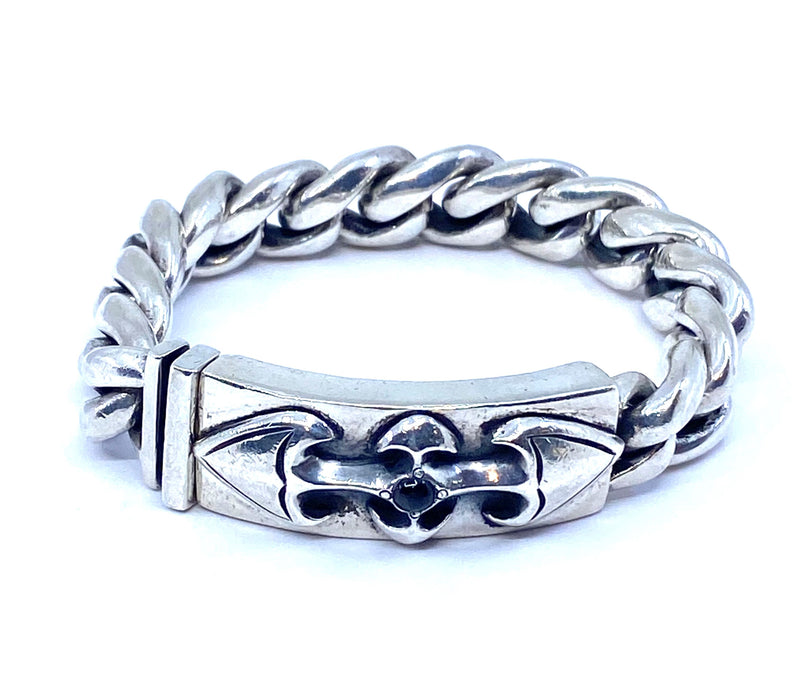 Magnificent Chunky Link Sterling Silver Statement Bracelet