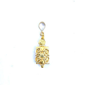 Gorgeous Petite Gold Plated Silver Pendant/Chain