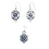 Lovely Filigree Sterling Silver Light-Weight Earrings