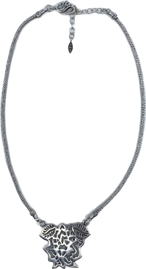 Legacy Necklace of DeGruchy Sterling Silver Statement Necklace