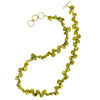Lovely Natures Green Fresh Water Pearl Gold Filled Necklace
