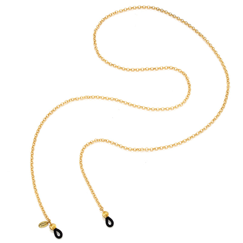 Gold Plated Eye Glass Cable Chain Various Lengths