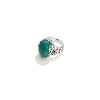 Divine Calming Green Turquoise Sterling Silver Rings