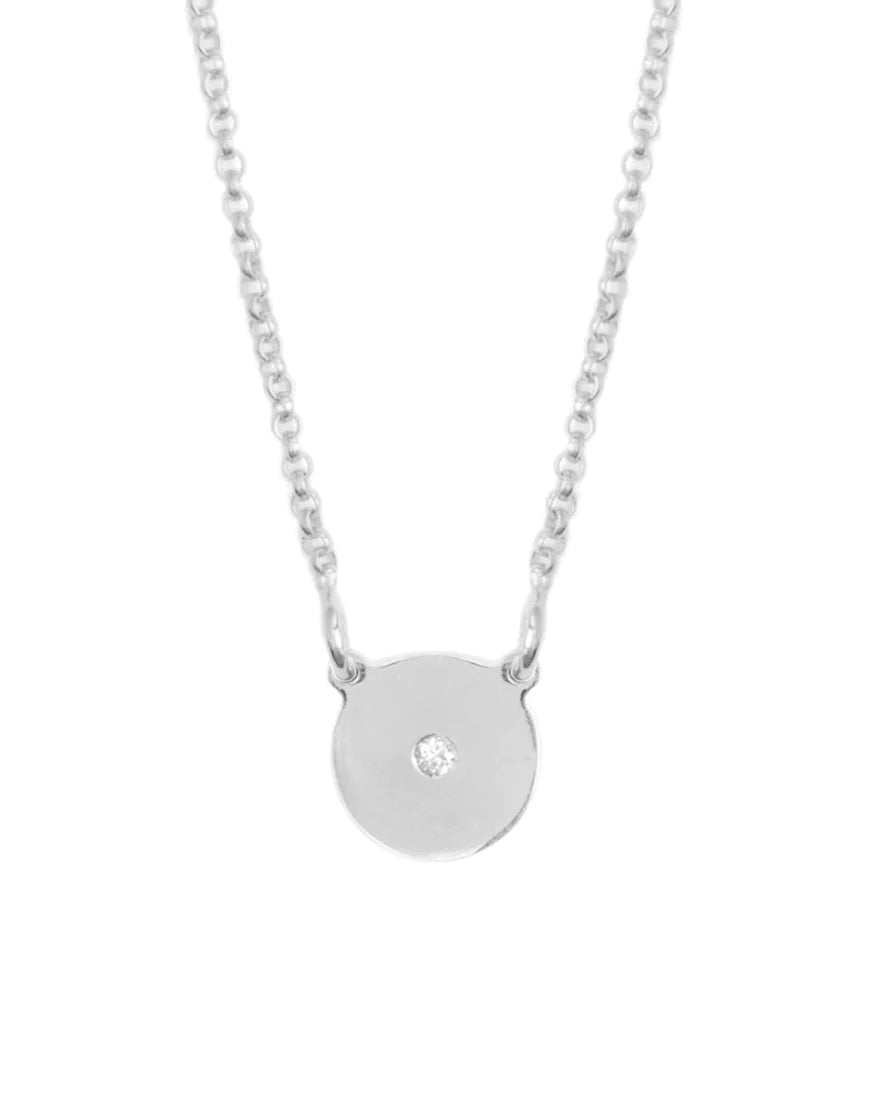 You're So Fine Full Moon Diamond Necklace
