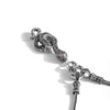 Exotic Marcasite Snake Sterling Silver Necklace