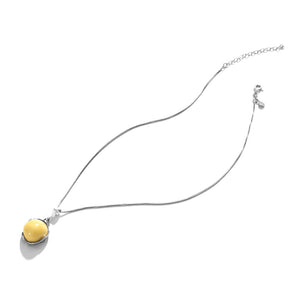 Darling Butterscotch Baltic Amber Pendant Necklace