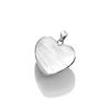 Balinese Bumblebee Reversible Shell Heart Sterling Silver Pendant Necklace