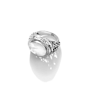 Gorgeous Balinese Silver Designs Sterling Silver Statement Ring