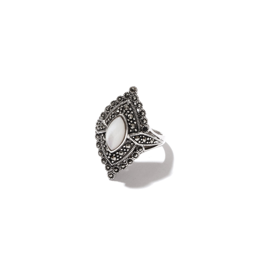 Stunning Cocktail Sterling Silver Statement Ring