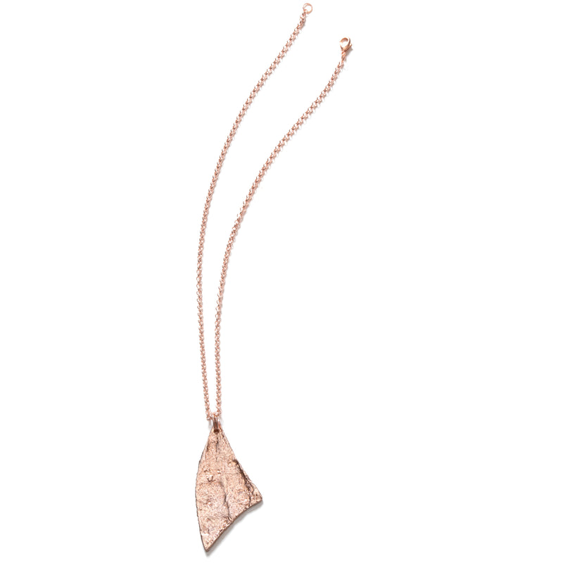 Funky Rose Gold Plated Chain Necklace