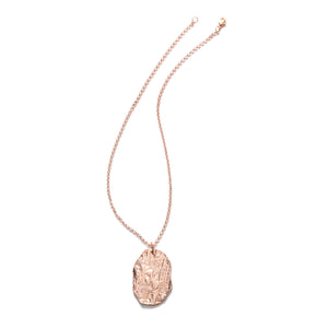Funky Rose Gold Plated Chain Necklace