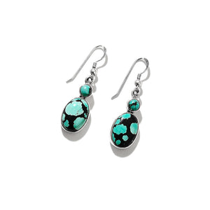 Simply Gorgeous Turquoise Sterling Silver Earrings