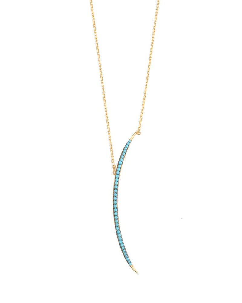 Amazing Lean In Crescent Necklace