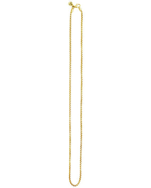 Dazzling Bermuda 18kt Gold Plated Box Chain