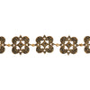 Marcasite Gold Plated Victorian Starcrest Bracelet