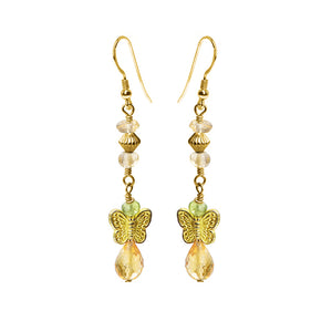 Adorable Petite Butterfly Earrings with Gold Filled Hooks