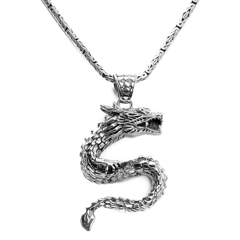 Our Signature Dragon Sterling Silver Statement Pendant
