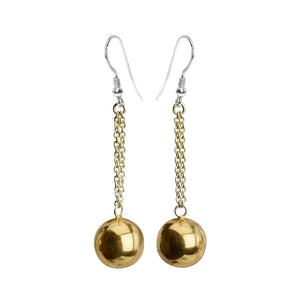 Stunning 18kt Gold Plated Sterling Silver Italian Statement Earrings