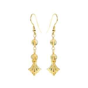 Beautiful Citrine Gold Filled Earrings
