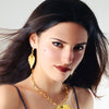 Dazzling 24kt Gold Saturated Real Leaf Earrings on Gold Filled Hooks
