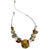 Magnificent Boulder Turquoise, Fiery Ammolite & Gemstones Sterling Silver Statement Necklace