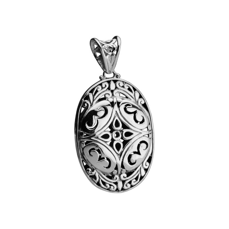 Gorgeous Silver Balinese Sterling Silver Statement Pendant