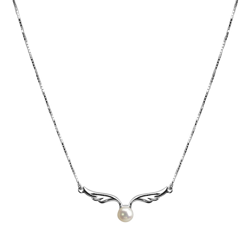 Delicate Sterling Silver Fresh Water Pearl Necklace