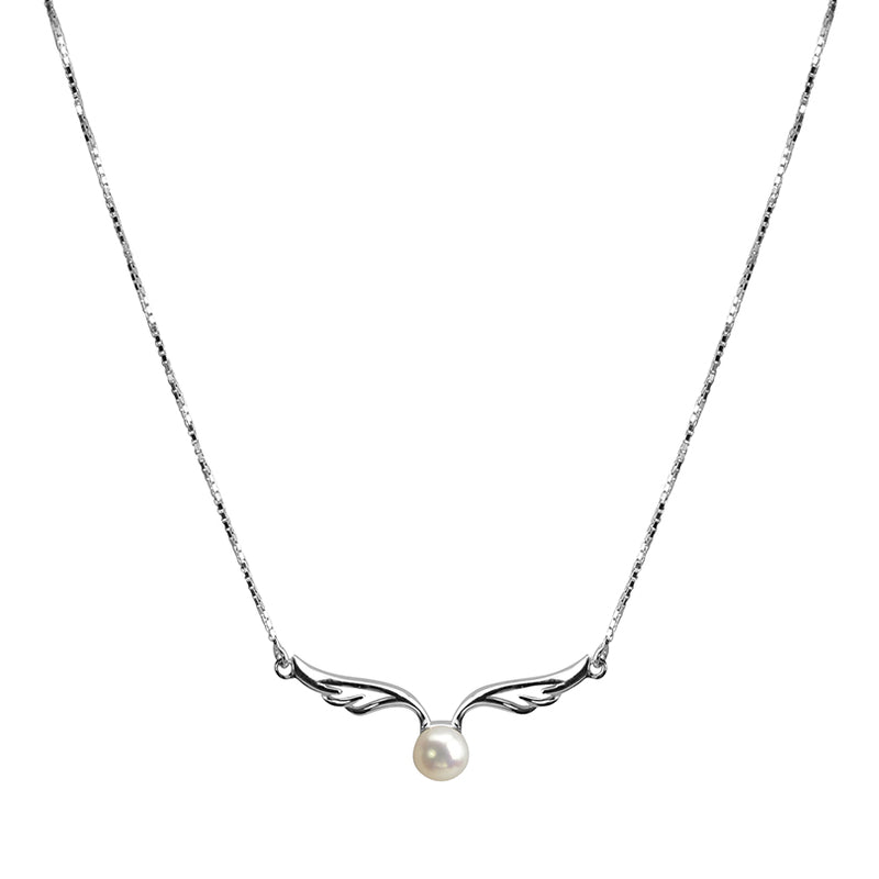 Delicate Sterling Silver Fresh Water Pearl Necklace