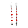 Exquisite Coral Sterling Silver Earrings