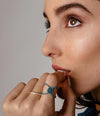 Just a Touch of Turquoise Statement Ring